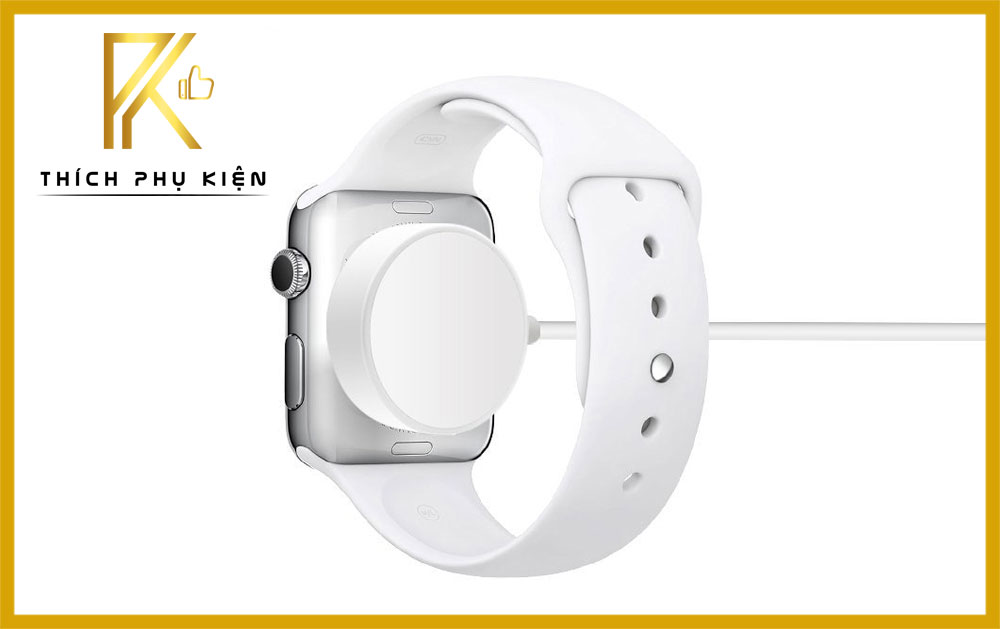Cáp Sạc Đồng Hồ Apple Watch (iWatch) - Không dây dài 1 mét 1